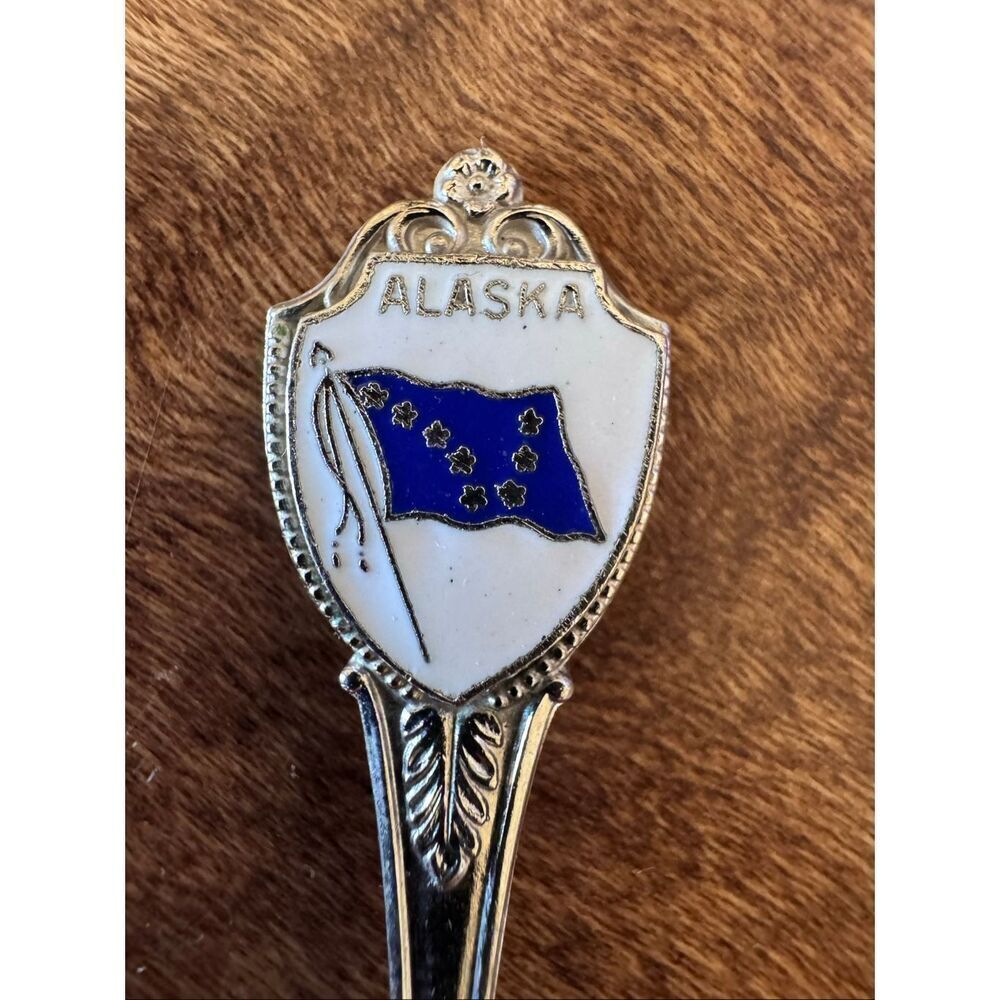 Alaska silver collectors spoon mini